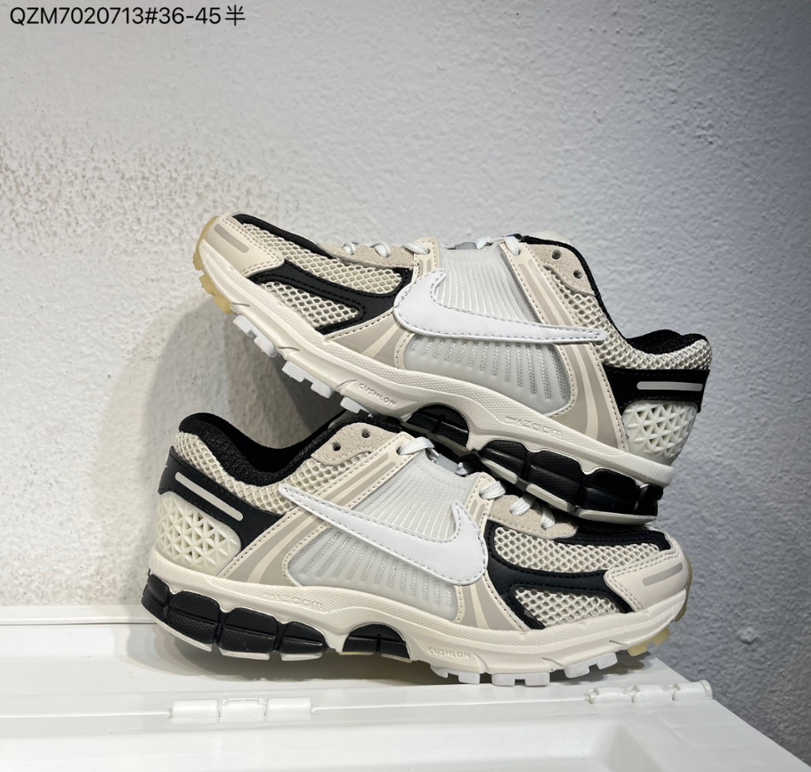 Nike Air Zoom Vomero 5 Sneakers in White, in Black and Beige - product image from the listing.