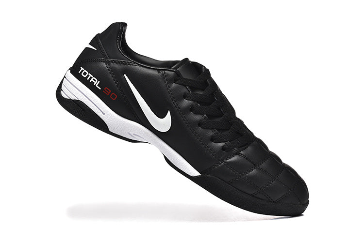 Nike Total 90 Black and White Indoor Soccer Footwear - product image from the listing.