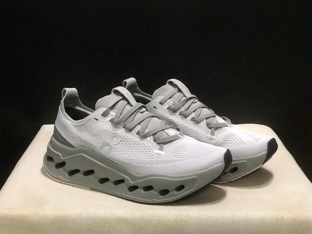 On Cloudsurfer Max Running Shoes, Alloy in Grey - product image from the listing.