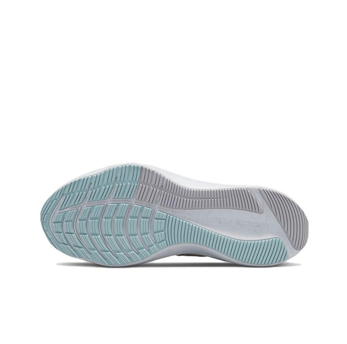 Nike Zoom Winflo 8 Running Shoes in White Silver DA3056-002 - product image from the listing.