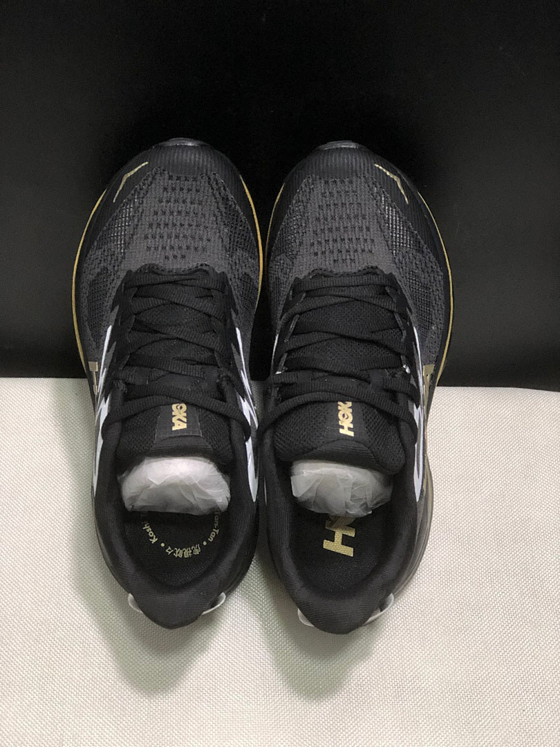 HOKA Challenger 8 Trail Running Shoes in Black - product image from the listing.