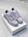 Off-White Low-Cut Lace-Up Sneakers Gray Style 2607HJD305A15 - product image from the listing.
