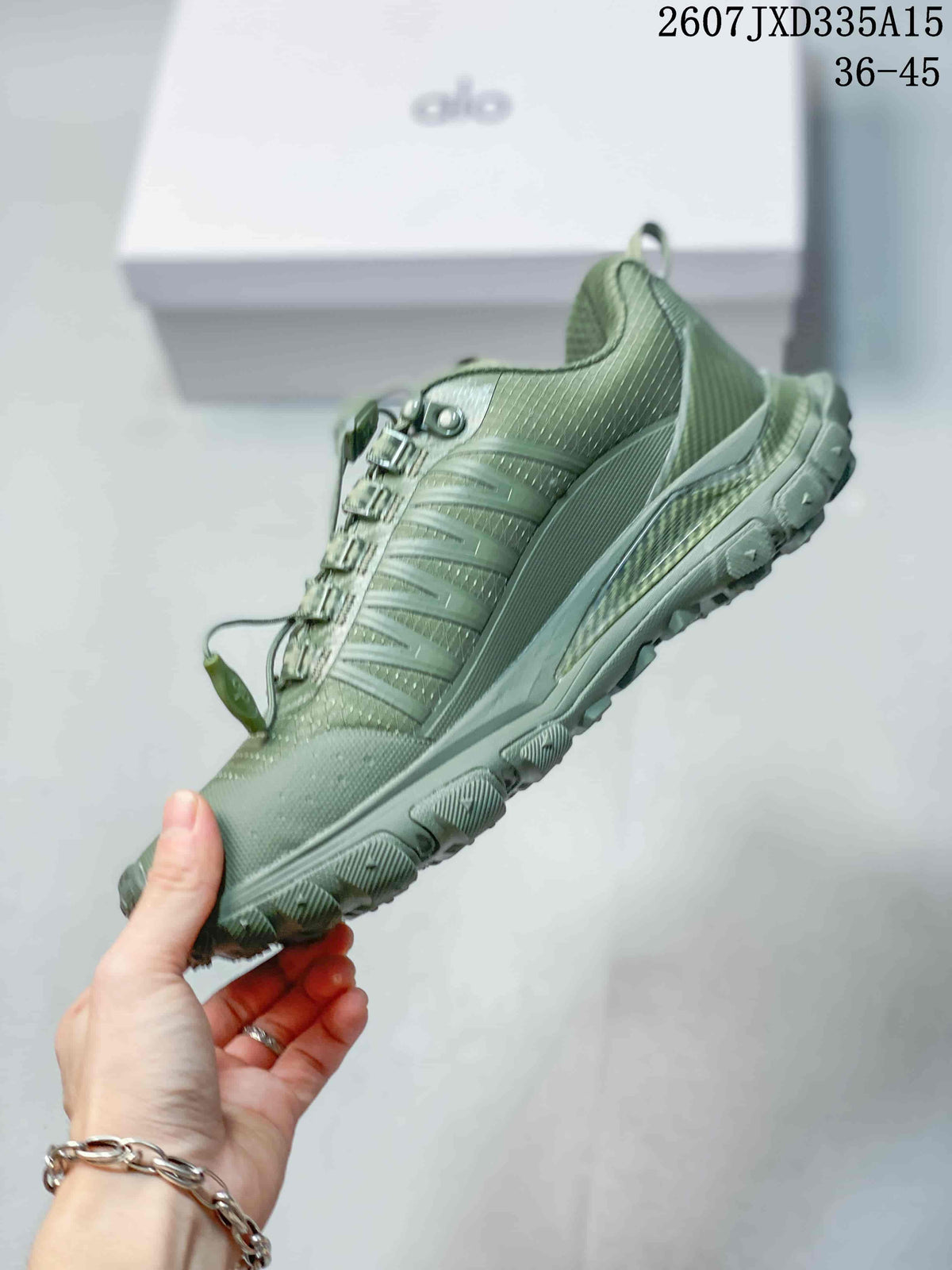 Alo Runner Trail Sneakers in Green 2607JXD335A15 - product image from the listing.