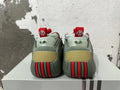 Adidas Harden Vol. 8 Basketball Shoes, in Gray and Red - product image from the listing.