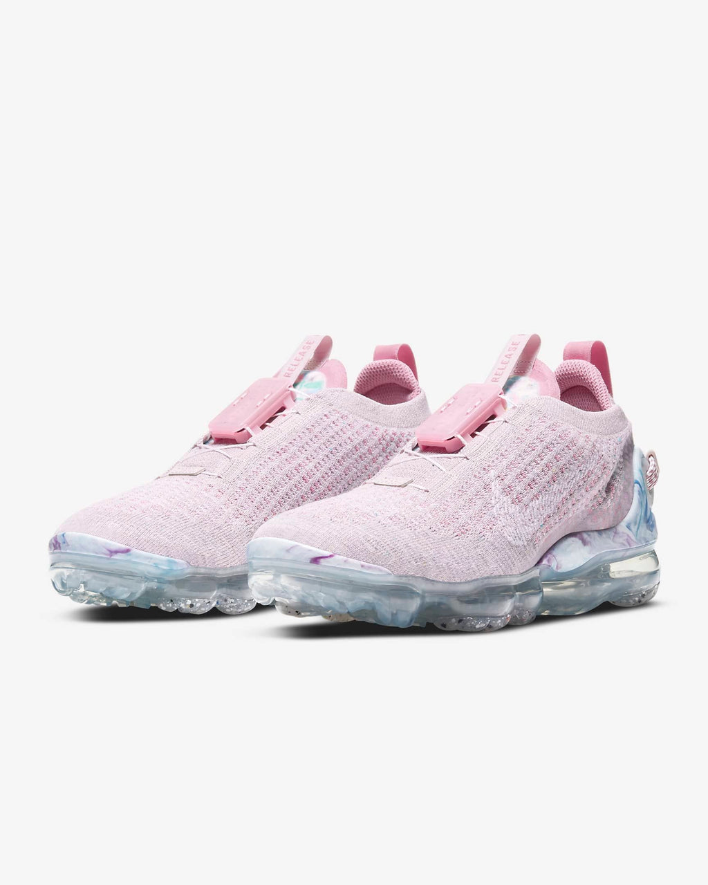 Nike Air VaporMax 2020 Flyknit Sneakers in Pink Multicolor CT1933-500 - product image from the listing.