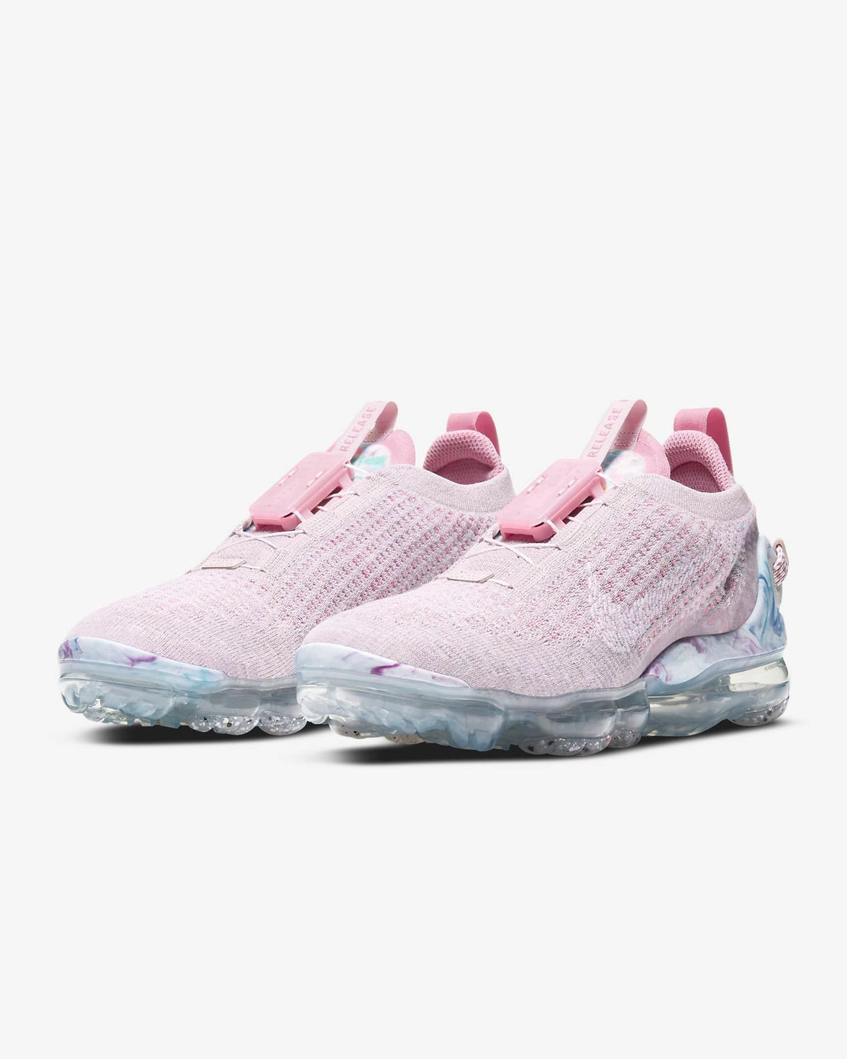 Nike Air VaporMax 2020 Flyknit Sneakers in Pink Multicolor CT1933-500 - product image from the listing.