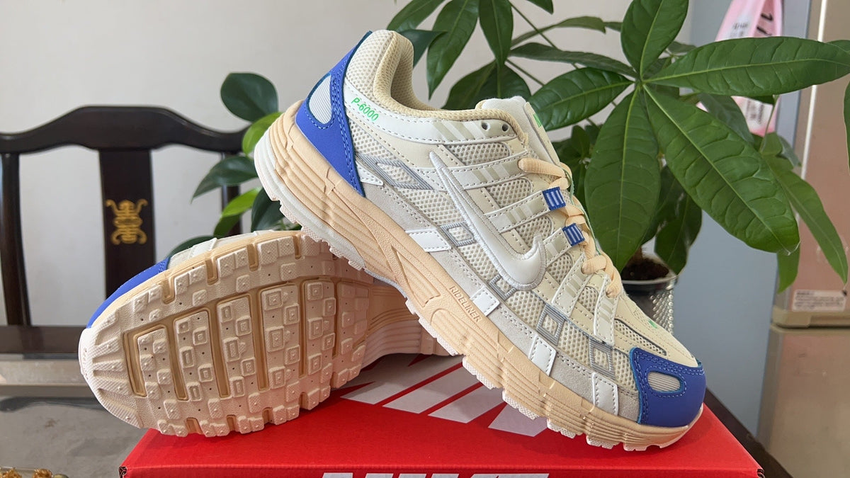Nike P-6000 Sneakers in White Blue FJ5443-113 - product image from the listing.