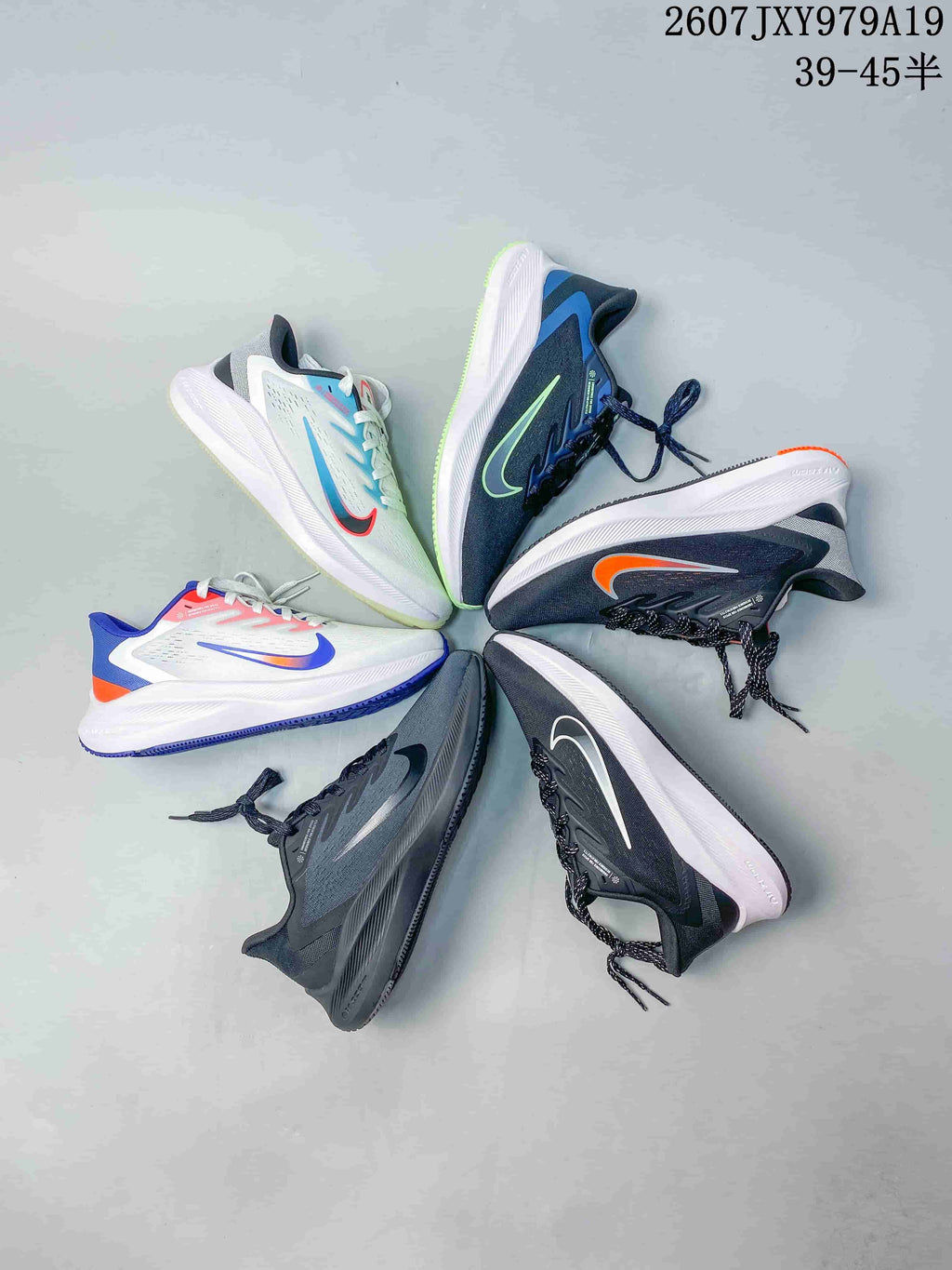 Men's Nike Zoom Winflo 7 Running Sneakers JXY979A19 - product image from the listing.