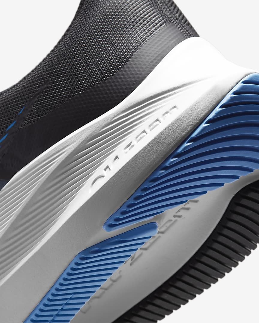 Nike Zoom Winflo 8 Running Shoes, in Black Blue CW3419-007 - product image from the listing.