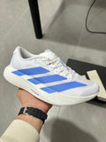 Adidas Lightstrike Pro Running Shoes in White Blue JS4454 - product image from the listing.