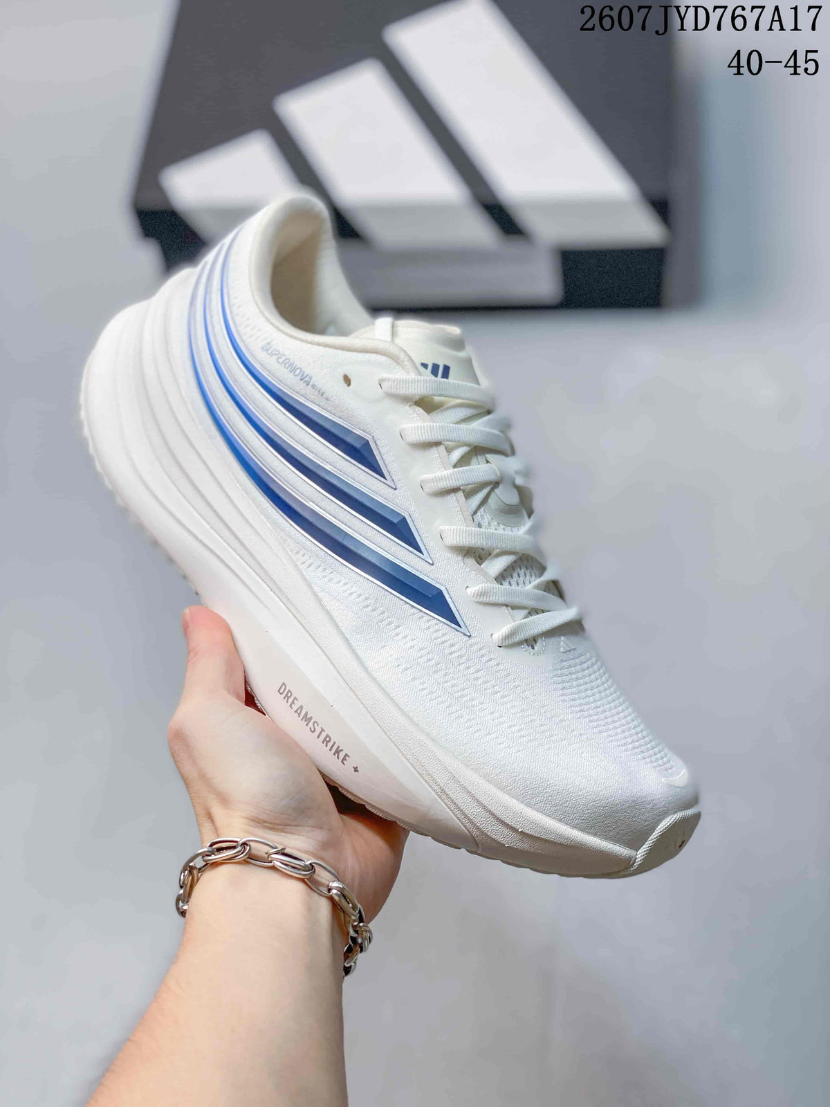 Adidas Supernova Rise 4 M Sneakers in White Blue - product image from the listing.