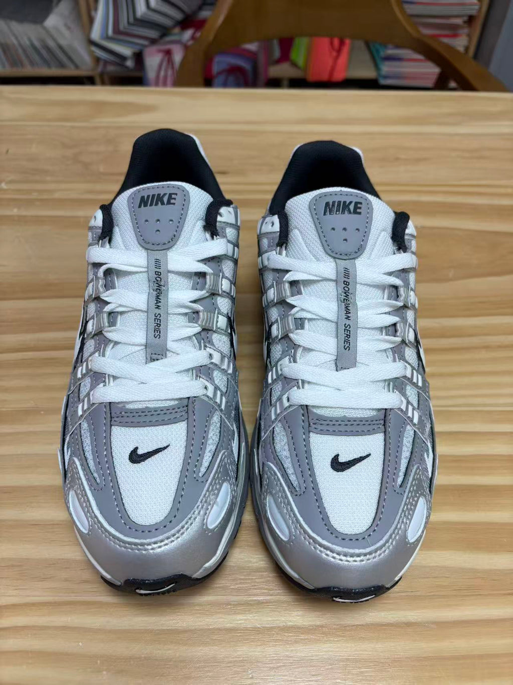 Grey and White Nike P-6000 Sneakers IH4465-095 - product image from the listing.