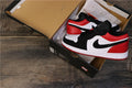Air Jordan 1 Low Black Toe Sneakers 553558-116 - product image from the listing.