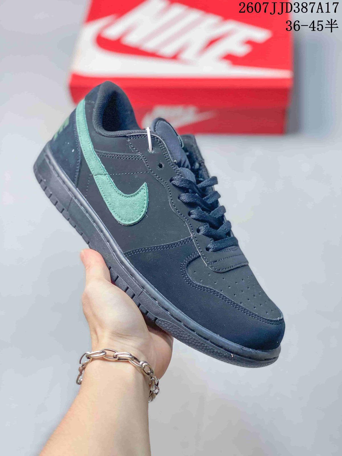 Nike Big Nike Low Sneakers in Black, Green, in White and Navy - product image from the listing.