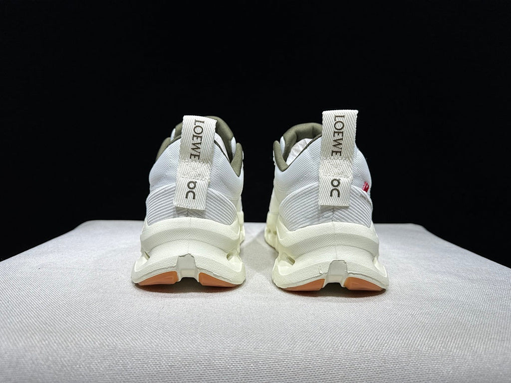 On x Loewe Cloudtilt 2.0 Sneakers, in White and Light Green - product image from the listing.
