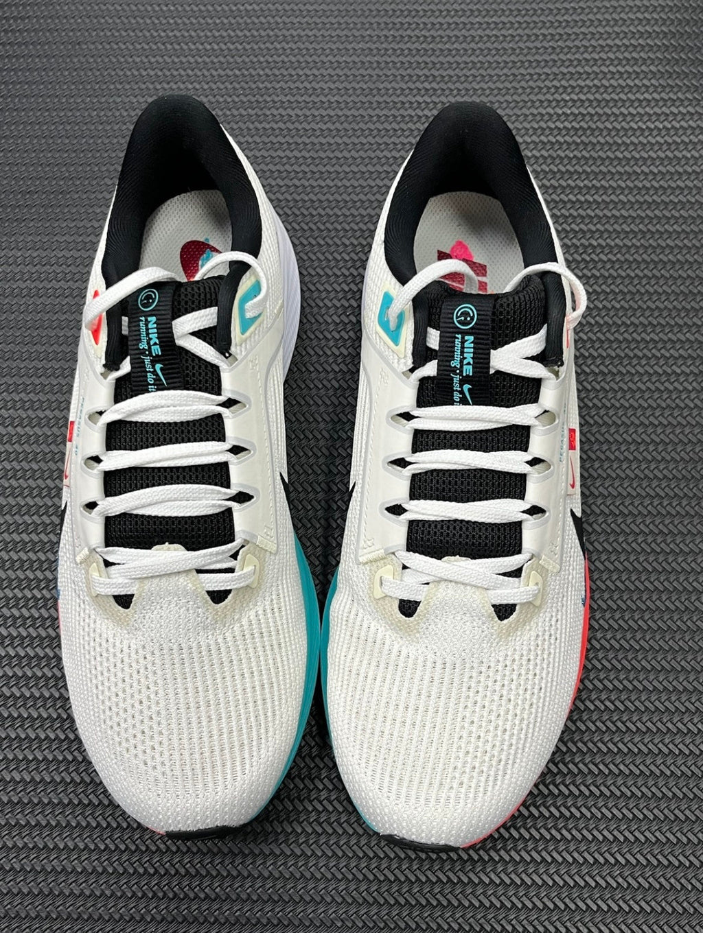 Nike Air Zoom Pegasus 40 Running Shoes in White Multicolor FZ5055-101 - product image from the listing.