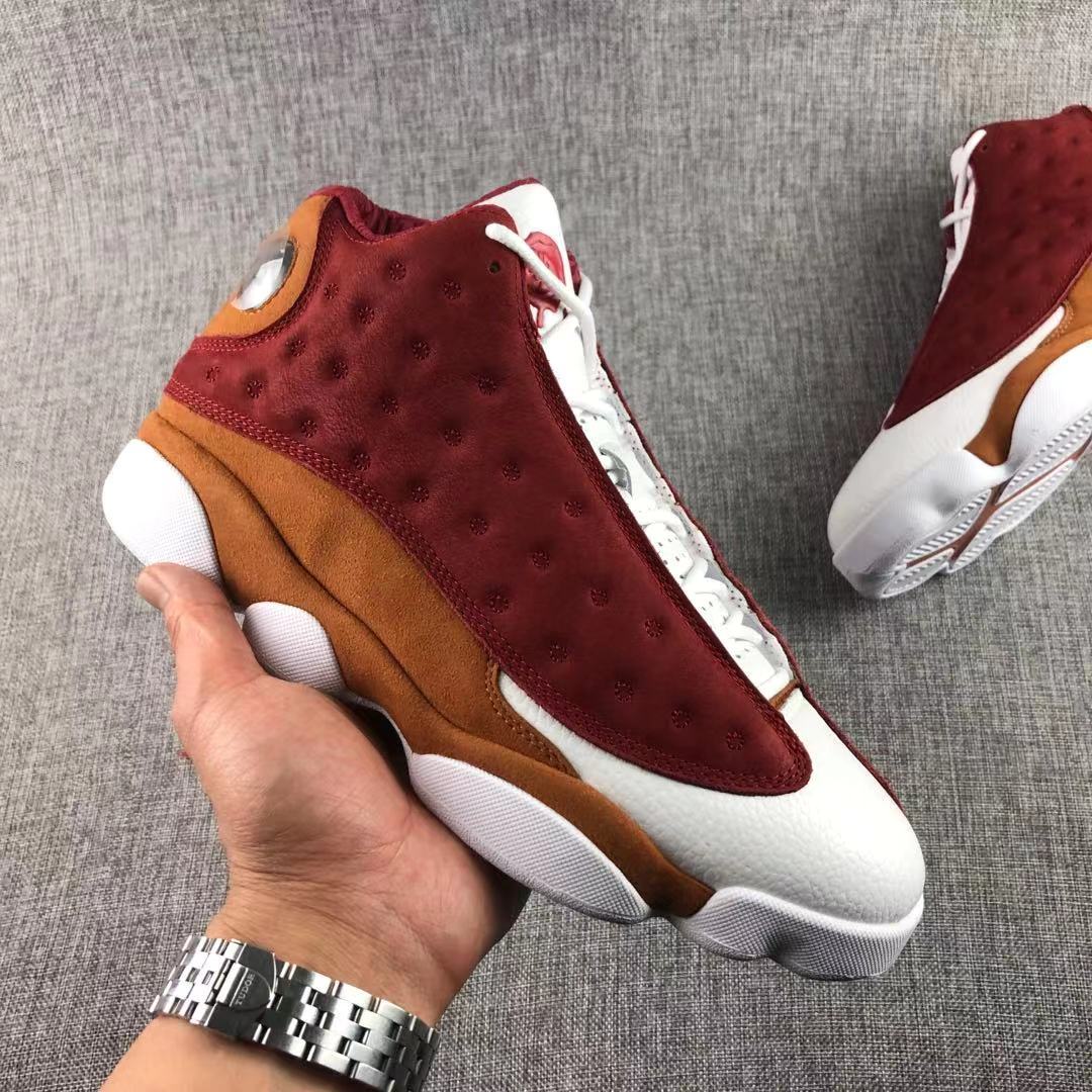 Air Jordan 13 Bin 23 Sneakers Burgundy Brown 417212-601 - product image from the listing.