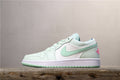 Nike Low-Top Sneakers in Pastel Green and Pink 554723-051 - product image from the listing.