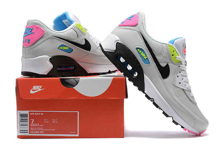 Nike Air Max 90 Sneakers in Grey Pink DE4399-001 - product image from the listing.