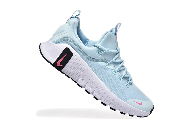 Blue and Purple Nike Free Metcon 5 Sneakers - product image from the listing.