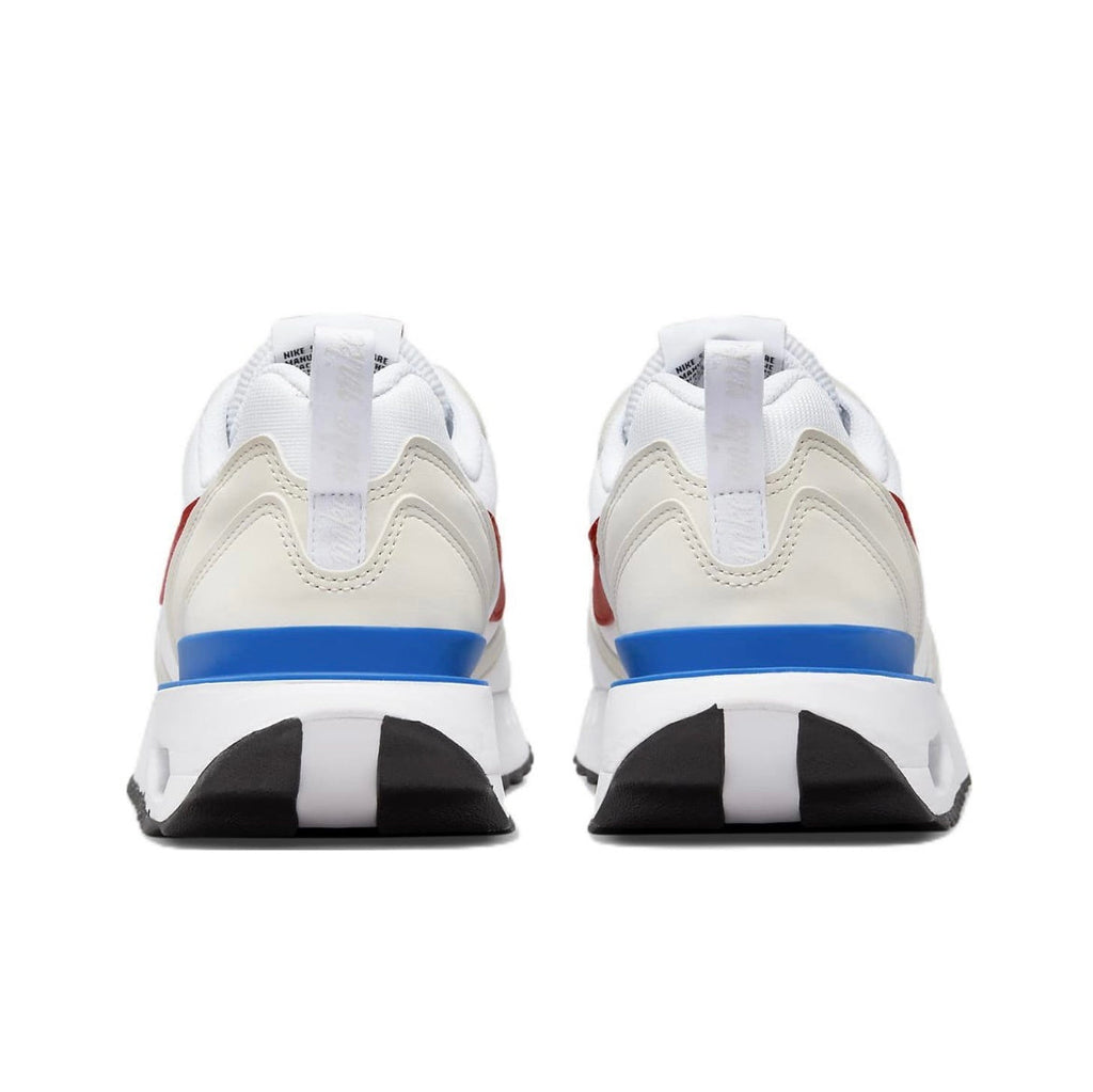 Nike Air Max Dawn Sneakers in White Red Blue DM0013-100 - product image from the listing.
