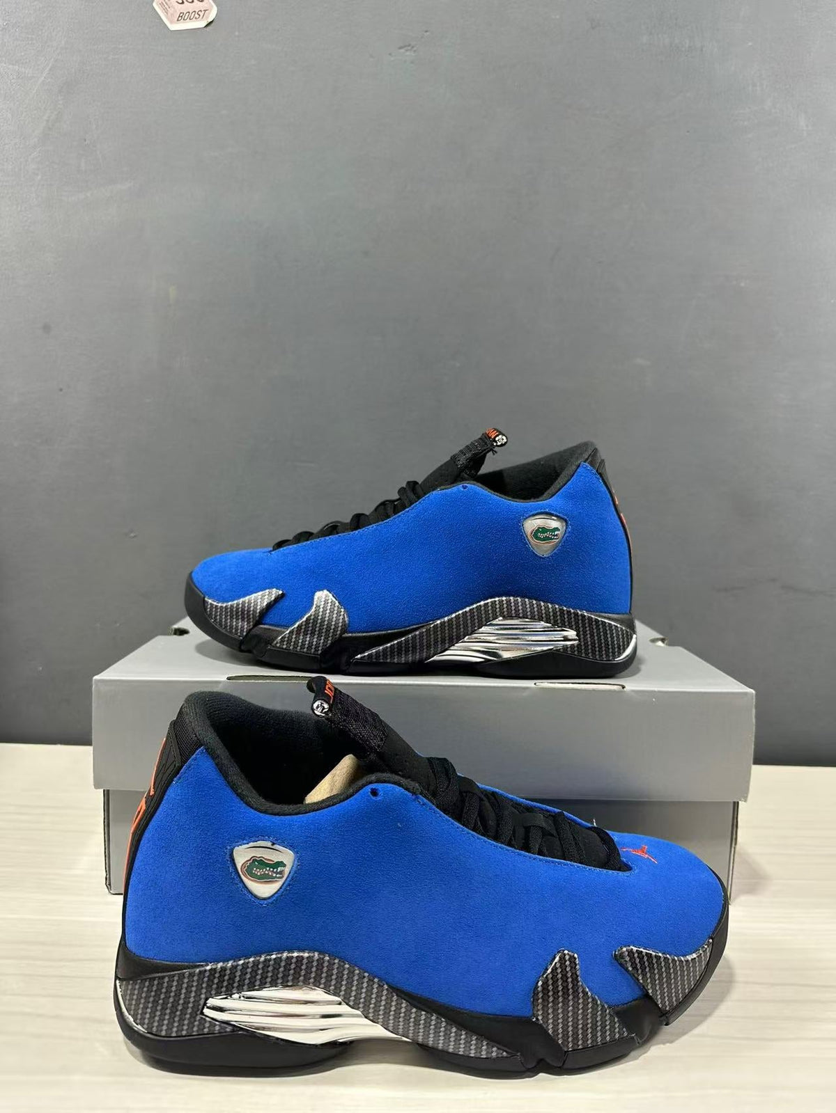 Air Jordan 14 Retro Florida Gators Blue Sneakers FA4616-172 - product image from the listing.