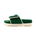 adidas x Gucci GG Platform Sandal in Green - product image from the listing.