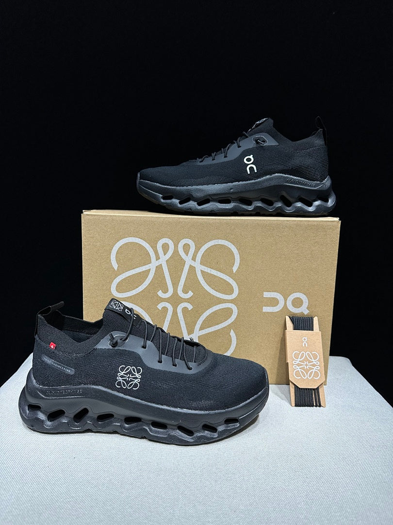 On x LOEWE Cloudtilt Sneakers, in Black - product image from the listing.