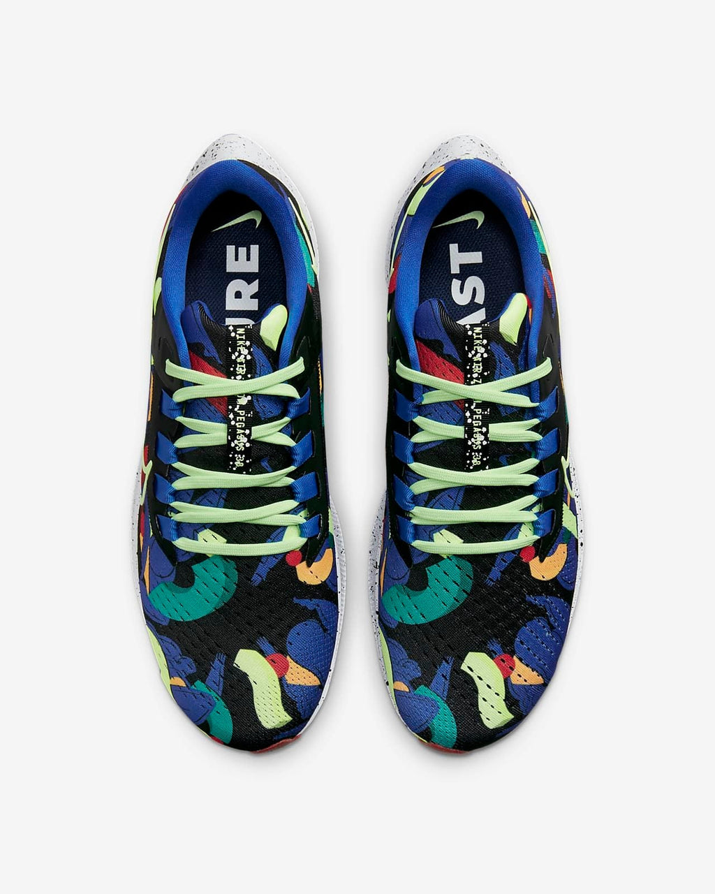 Nike Air Zoom Pegasus 38 Running Shoes in Multicolor DD1827-001 - product image from the listing.