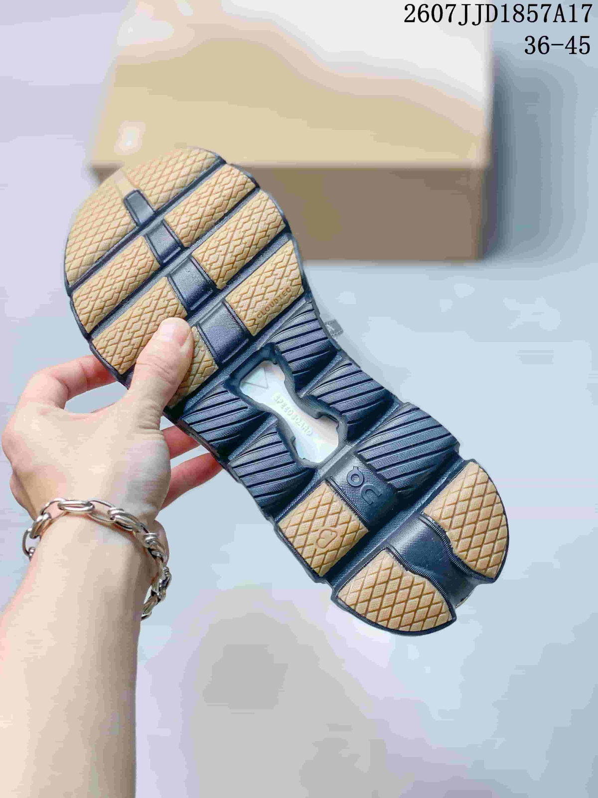 On Cloud X 4 Sneakers in Gray Black 2607JJD1857A17 - product image from the listing.