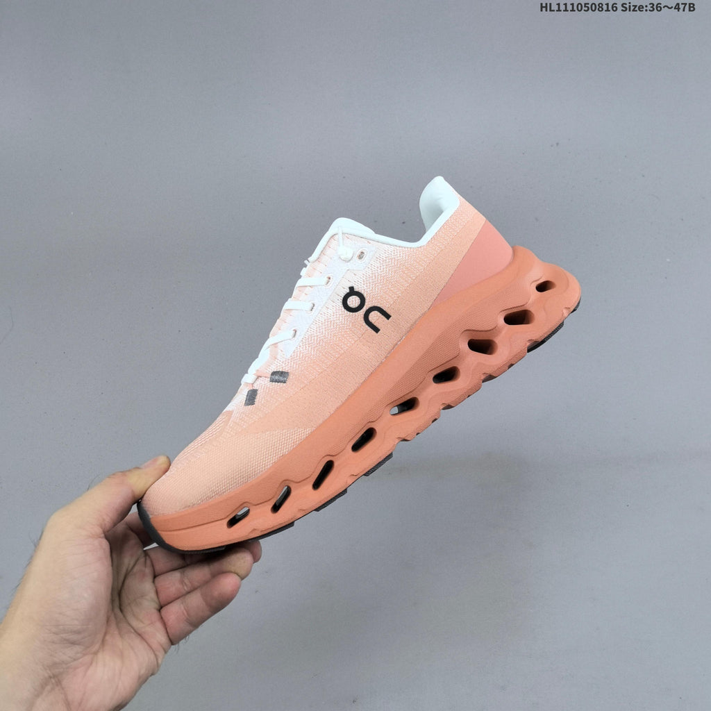 On Cloudtilt Sneakers in Black and White or in Peach - product image from the listing.