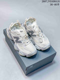 New Balance 9060 Sneakers in White Gray 2607JVD308A18 - product image from the listing.