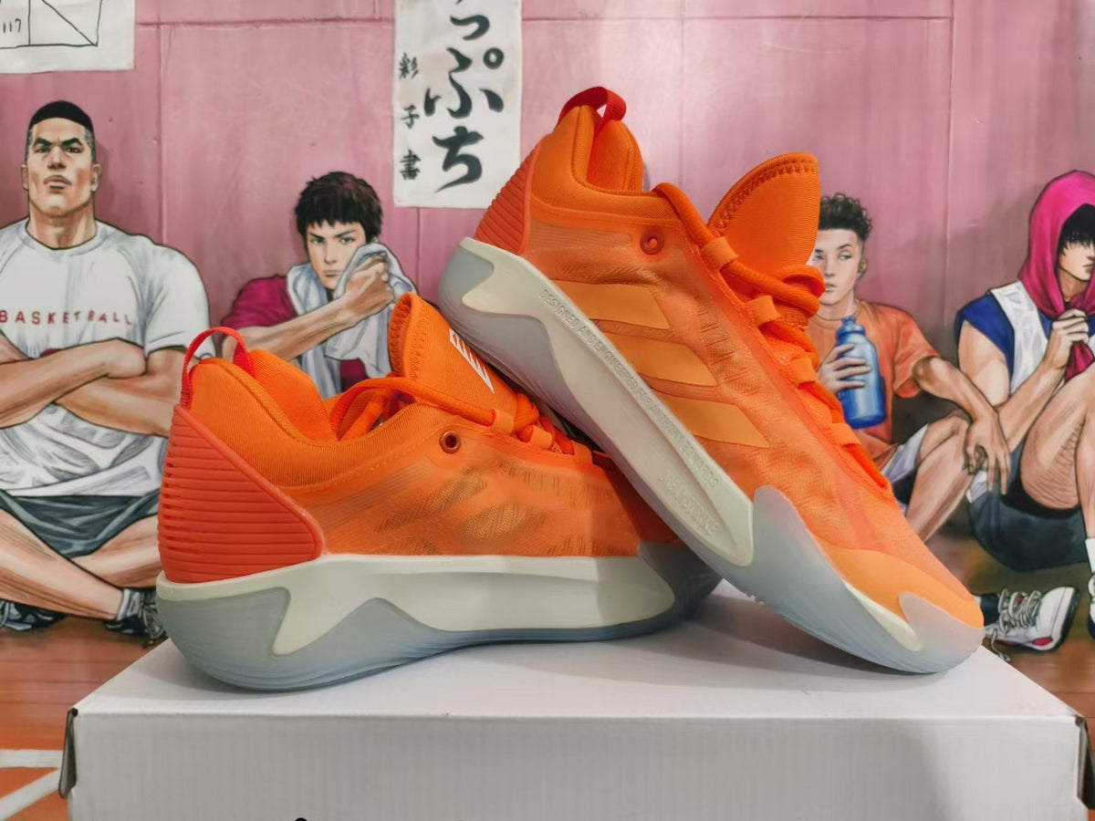 Bright Orange Nike Basketball Shoes - product image from the listing.