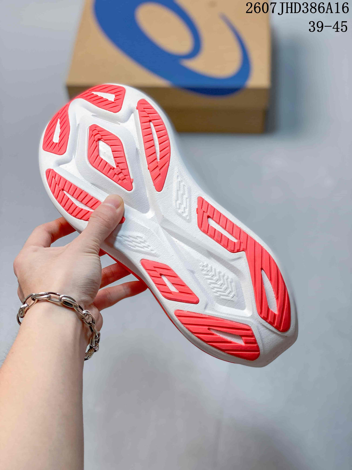 ASICS SUPERBLAST 3 Running Shoes in White Red Yellow 1013A188-003 - product image from the listing.