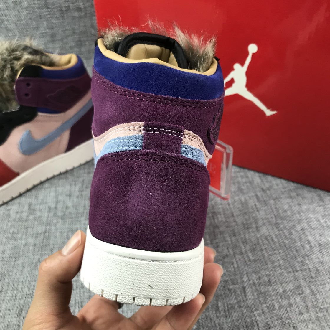 Air Jordan 1 High OG Christmas Sneakers in Red Multicolor - product image from the listing.
