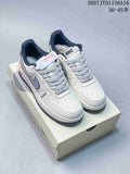 Nike Air Force 1 '07 Low Sneakers in White Grey Black - product image from the listing.