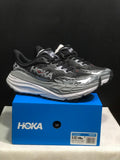 Black and Gray HOKA Stinson 7 Trail Running Shoes - product image from the listing.