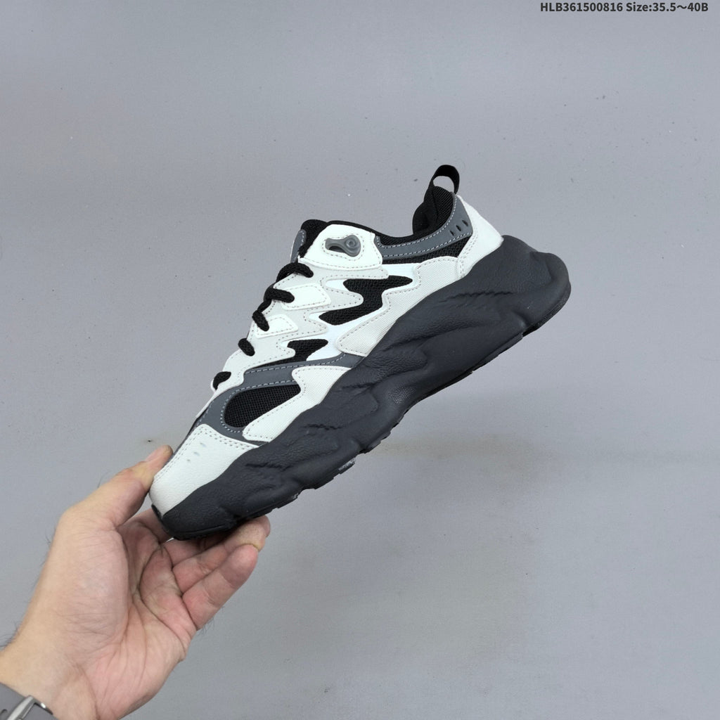 FILA Chunky Low-Top Sneakers in Cream or in Black - product image from the listing.