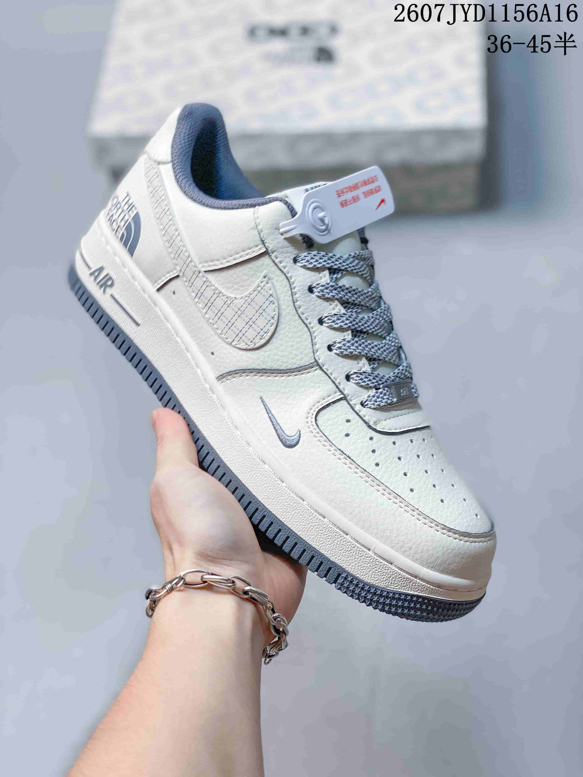 Nike Air Force 1 '07 Low Sneakers in Gray White 2607JYD1156A16 - product image from the listing.