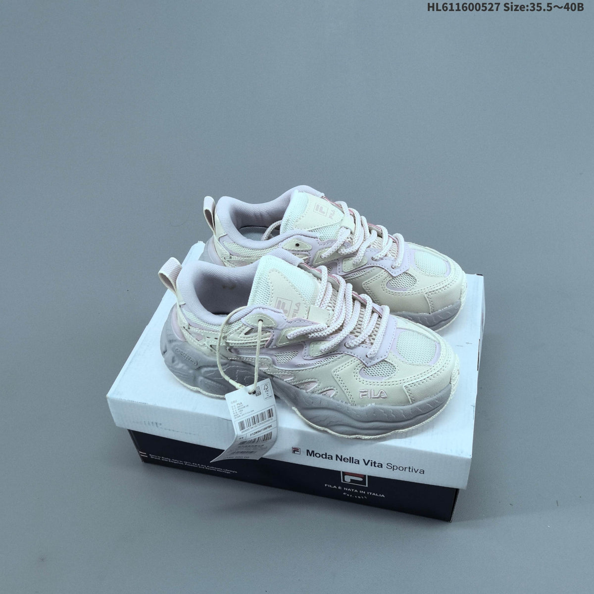 FILA FERN 2S Low-Cut Chunky Sneakers F12W61111 - product image from the listing.