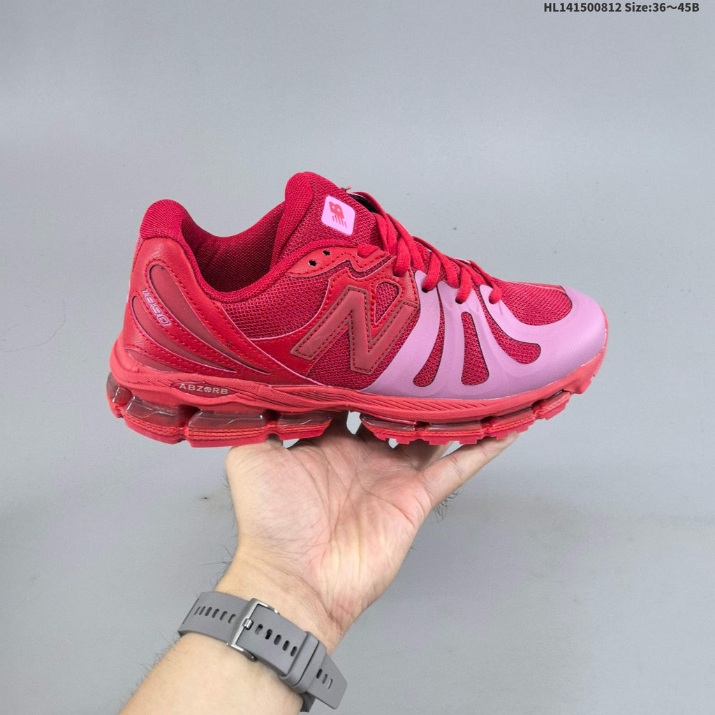 Red and Pink New Balance 18907 Sneakers - product image from the listing.