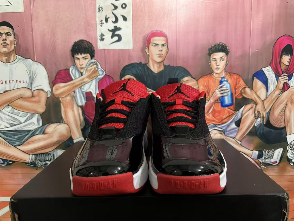 Air Jordan 22 Black White Red Basketball Sneakers - product image from the listing.