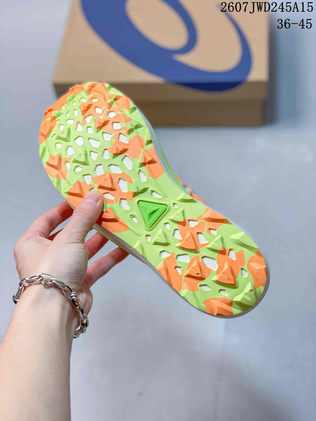ASICS GEL-MAGIC SPEED 4 CP Sneakers in White Orange Lime - product image from the listing.