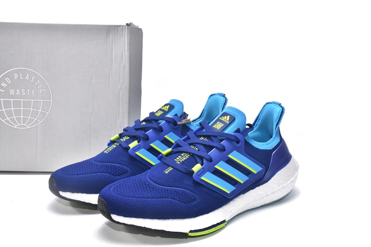 adidas UltraBoost 22 Shoes for Running, Blue, GX9333 - product image from the listing.