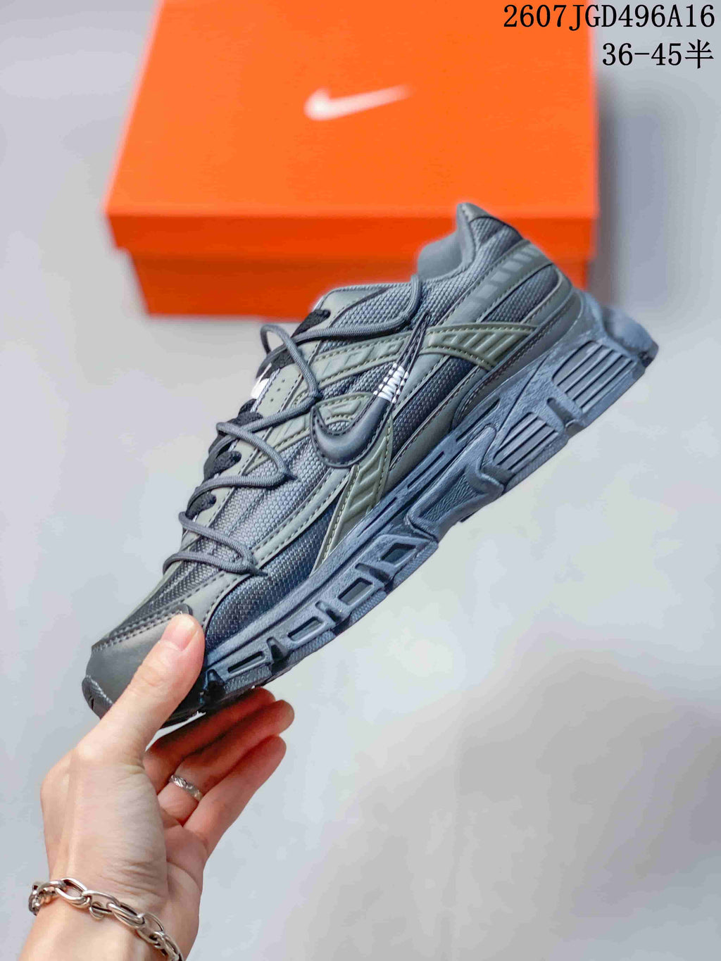 Nike Initiator Running Sneakers in Gray Olive FQ6873 - product image from the listing.