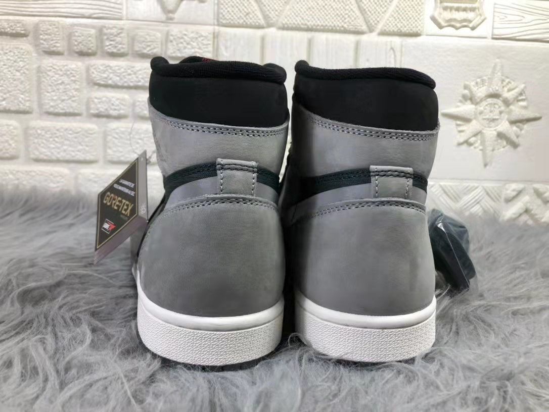 Air Jordan 1 Element Gore-Tex High-Top Sneakers in Black Grey - product image from the listing.