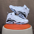 Jordan 6 Retro High-Top Sneakers in White and Black - product image from the listing.