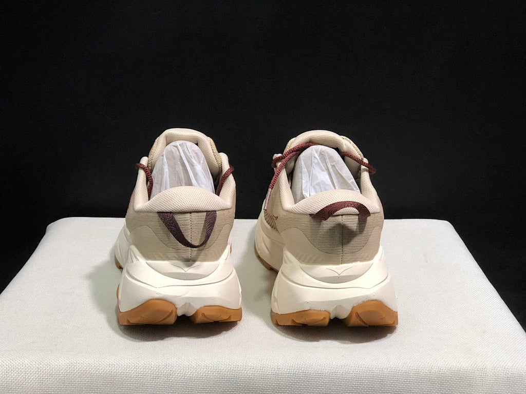 Beige HOKA Skyline Float X Trail Sneakers - product image from the listing.