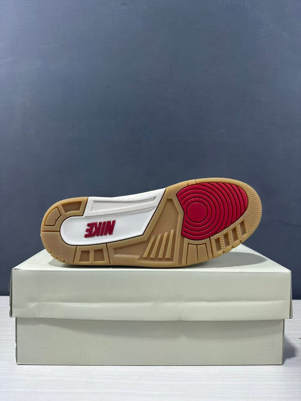 Air Jordan 3 Retro Jumpman Year of the Horse Sneakers Cream Red IR0910-400 - product image from the listing.