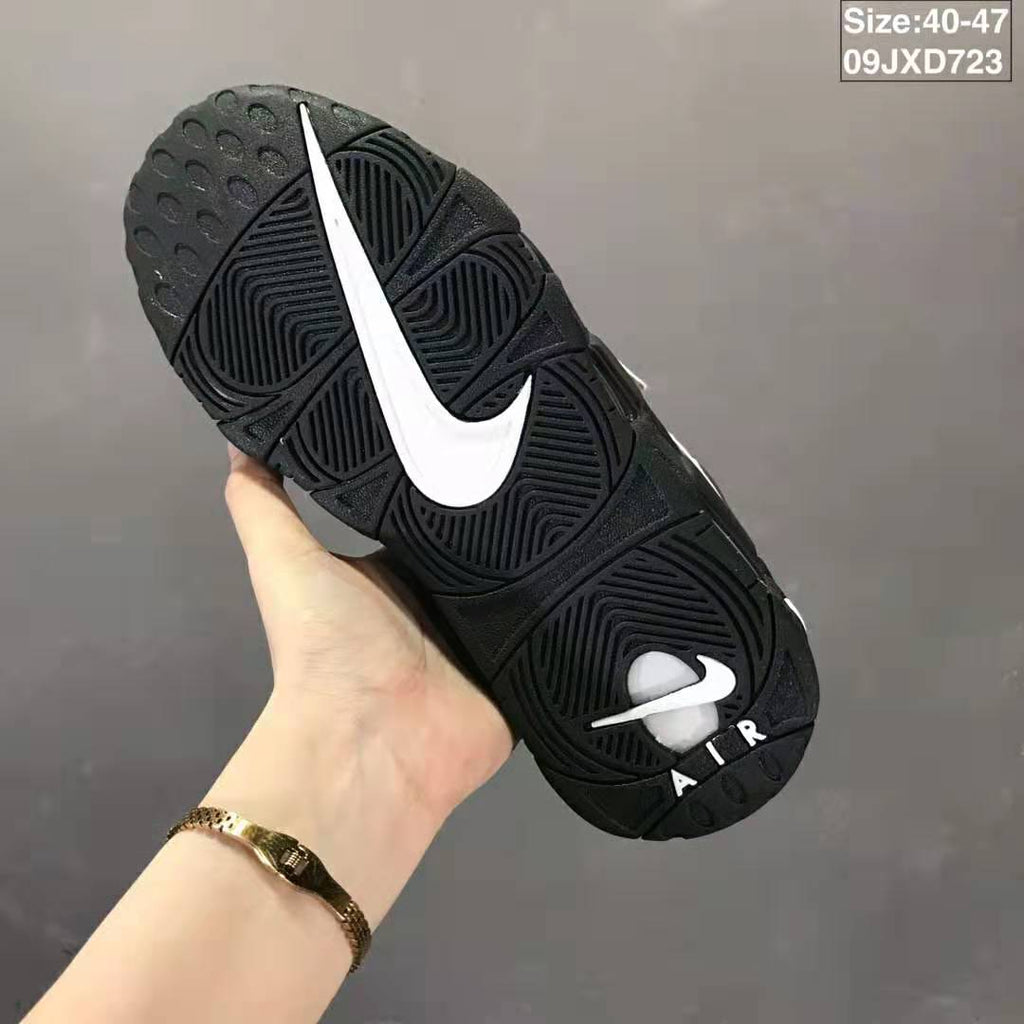 Nike Air More Uptempo Black Camo Trainers 09JXD723 - product image from the listing.